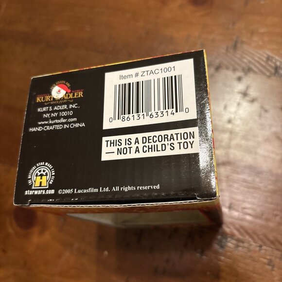 2005 Star Wars Yoda Holiday Ornament Kurt S Adler NIP U26 - Picture 6 of 6